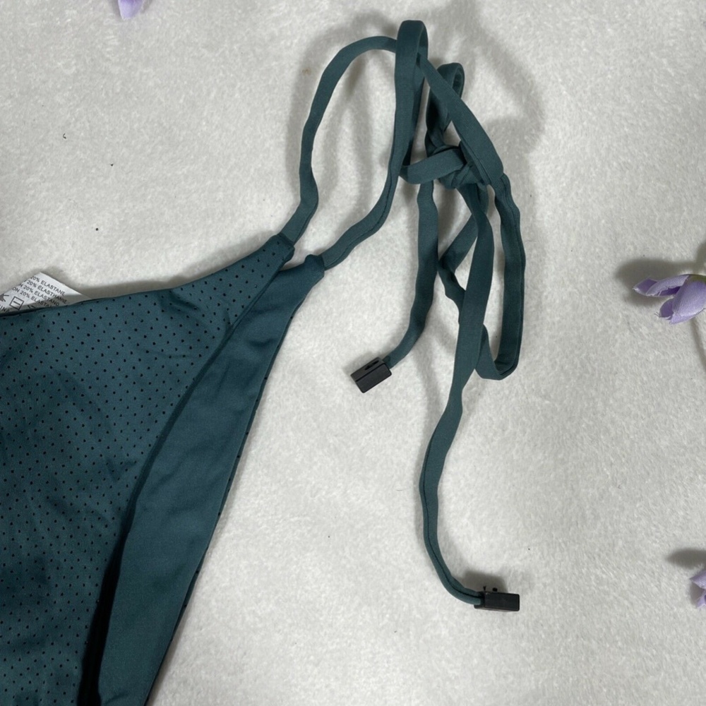 NEW TAVIK‎ Jax Reversible Perforated Bikini Bottom in Storm Green [SZ XS ] - Picture 6 of 11